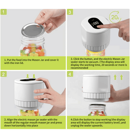 Electric Vacuum Jar Sealer